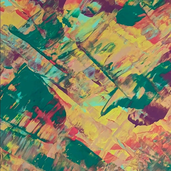 Original - Teal, magenta, pink, aqua, lime & blue - Picture 6 of 6